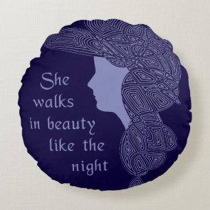 Byron's Lady Rond Kussen