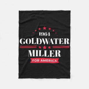 Byrry Goldwater-shirt Republikeinse 1964 Campagne Fleece Deken