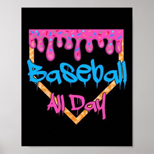 Bysebyll All Day Drip Home Plate Ijs Poster (Voorkant)