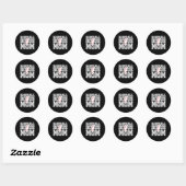 Bysebyll Bonus Moeder Moederdag Dames Ronde Sticker (Vel)