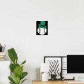 Bysebyll Byll St Patricks Day Lucky Bysebyll Spele Poster (Thuiskantoor)