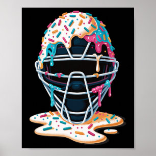 Bysebyll Catcher Mask Ijsje Druppelend Bysebyll  Poster