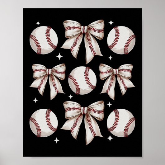 Bysebyll Coquette Bow Bysebyll Mom Moederdag Bys Poster (Voorkant)