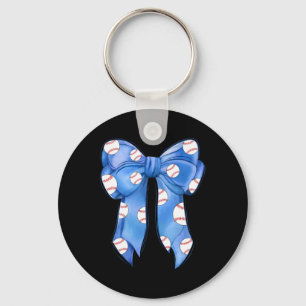Bysebyll Coquette Strik Fun Bysebyll Blauwe Team Sleutelhanger