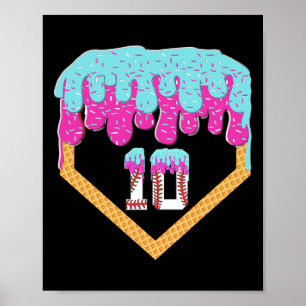 Bysebyll Drip 10 jaar oude ijs room 10e verjaardag Poster