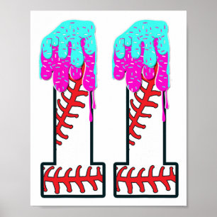 Bysebyll Drip 11 jaar oude 11e verjaardag jongen J Poster