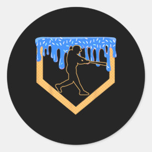 Bysebyll Drip Boy Home Plate Ijsje Jeugd Byseb Ronde Sticker