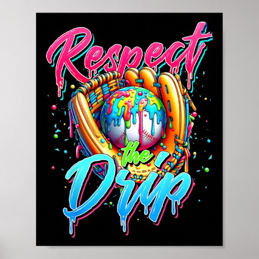 Bysebyll Drip Boys Ijs Drip Jeugd Respecteer Th Poster (Voorkant)