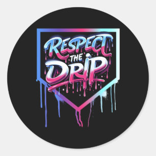 Bysebyll Drip Boys Ijs Drip Jeugd Respecteer Th Ronde Sticker