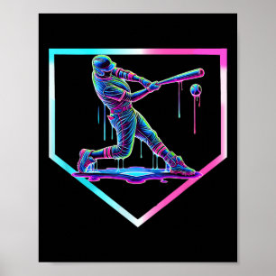 Bysebyll Drip Ijs Bysebyll Home Plate Jongens B Poster