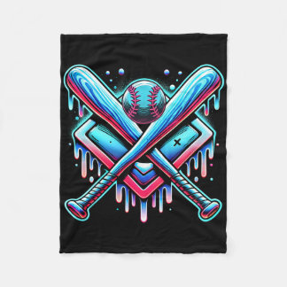 Bysebyll Dripping Ice Cream Drip Youth Boys Byseby Fleece Deken