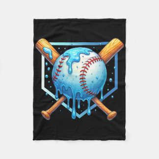 Bysebyll Dripping Ice Cream Drip Youth Boys Byseby Fleece Deken