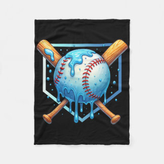 Bysebyll Dripping Ice Cream Drip Youth Boys Byseby Fleece Deken