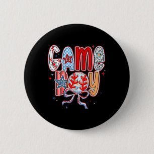 Bysebyll Game Day Bysebyll Coquette Strik Moeder M Ronde Button 5,7 Cm