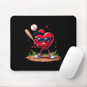 Bysebyll Hart Grappig Valentijnsdag Design Byseby Muismat (Met muis)