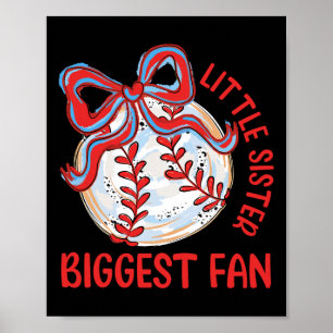 Bysebyll Kleine Zus Grootste Fan Vintage Coquett Poster