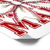 Bysebyll Mama Bow Graphic Uniek Ontwerp Poster (Hoek)