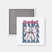 Bysebyll Mama Coquette Boog Spel Dag Bysebyll Mama Magneet (Voorkant / Achterkant)