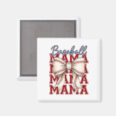 Bysebyll Mama Coquette Boog Spel Dag Bysebyll Mama Magneet (Voorkant / Achterkant)