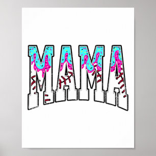 Bysebyll Mama Ice Cream Drip met Sprinkles Byseby Poster