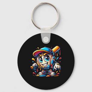 Bysebyll Mascotte Druppel Bysebyll Druppel Bysebyl Sleutelhanger