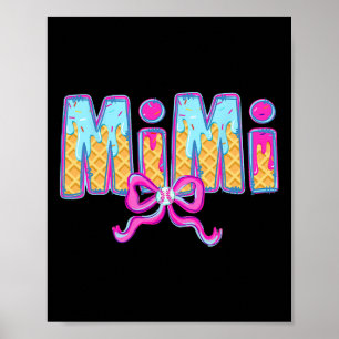 Bysebyll Mimi Coquette Strikje Ijsje Bysebyll Drip Poster