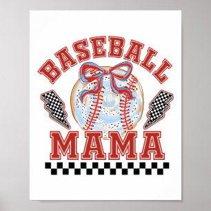 Bysebyll Mom Coquette Bow Familie Mama Mama Vrouwe Poster