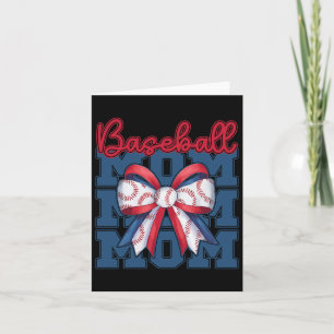 Bysebyll Mom Coquette Bow Sport Mama Moederdag Kaart