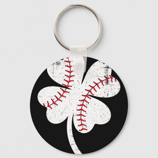 Bysebyll Shamrock St Patricks Day Saint Paddys Man Sleutelhanger (Voorkant)