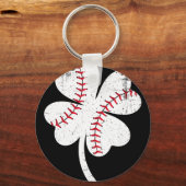 Bysebyll Shamrock St Patricks Day Saint Paddys Man Sleutelhanger (Voorkant)