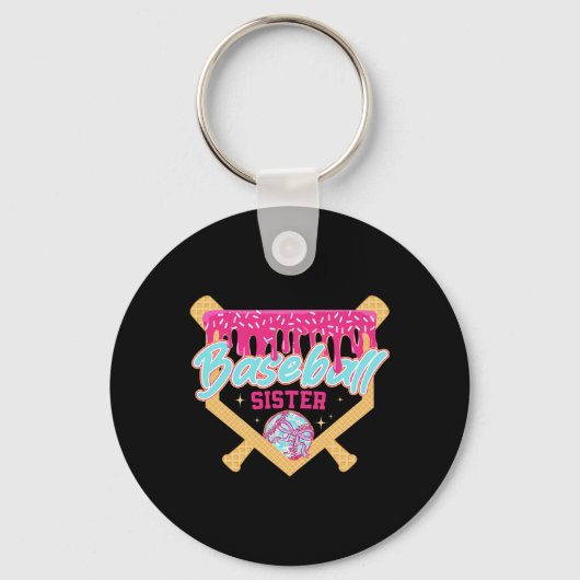 Bysebyll Sister Drip Ijs Bysebyll Game Day Sleutelhanger (Voorkant)