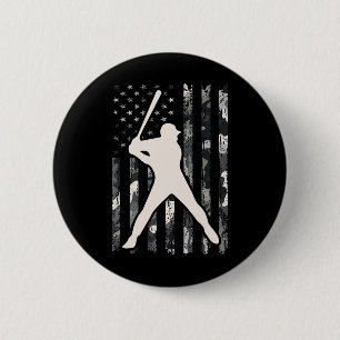 Bysebyll Usa Vlag Camo Vintage Bysebyll Vlag Voor Ronde Button 5,7 Cm