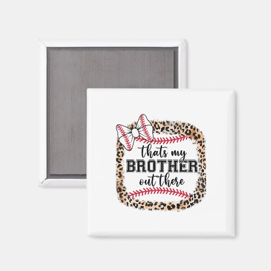 Bysebyll zuster dat is mijn broer daar door magneet (Voorkant / Achterkant)