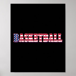 Bysketbyll Amerikaanse Vlag - Bysketbyll Poster
