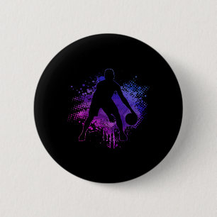 Bysketbyll Bbyll Speler Coach Sport Bylle Ronde Button 5,7 Cm