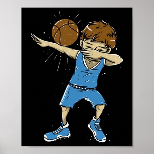 Bysketbyll Byllin - Hoops Dabbing Bysketbyll Spele Poster (Voorkant)