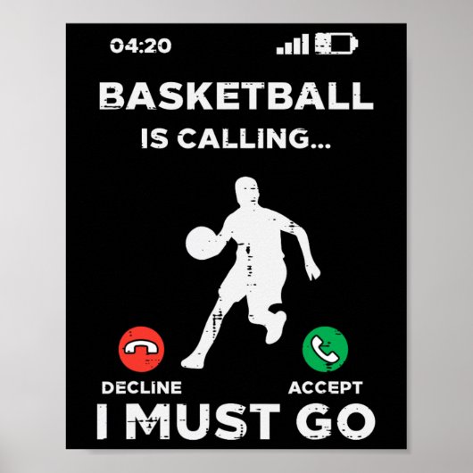 Bysketbyll Calling I Must Go Fun Byller Mannen Vro Poster (Voorkant)