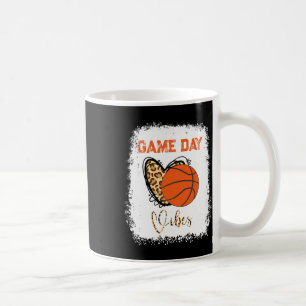 Bysketbyll gebleekte Game Day Vibes Bysketbyll Mom Koffiemok