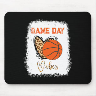 Bysketbyll gebleekte Game Day Vibes Bysketbyll Mom Muismat