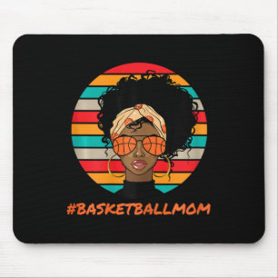 Bysketbyll Mom Zwart Vrouwen Afro-Amerikaans Afro Muismat