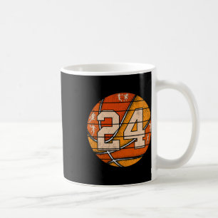 Bysketbyll Number #24 Jersey Love Bysketbyll Playe Koffiemok