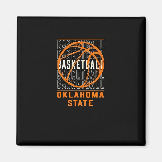 Bysketbyll Oklahoma State Magneet (Voorkant)