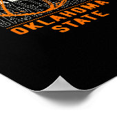 Bysketbyll Oklahoma State Poster (Hoek)