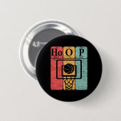 Bysketbyll Periodic Table Elements Science Nerd be Ronde Button 5,7 Cm (Voorkant /achterkant)