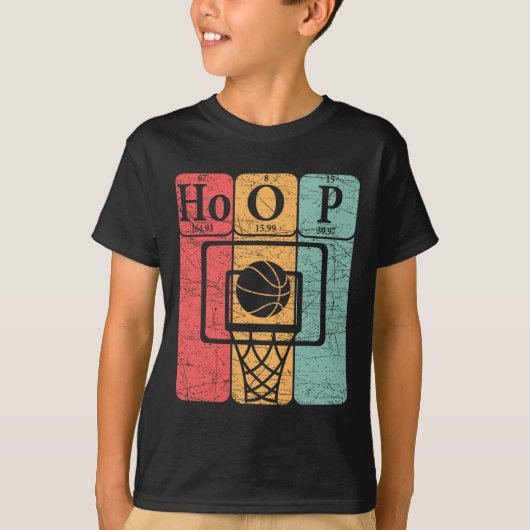 Bysketbyll Periodic Table Elements Science Nerd be T-shirt (Voorkant)