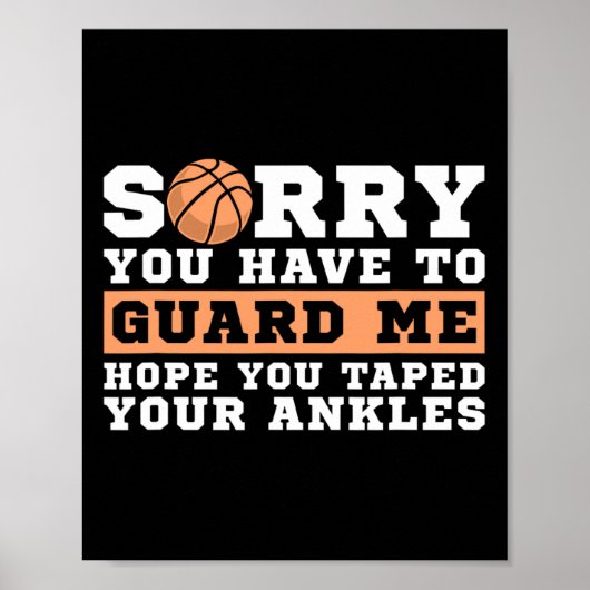 Bysketbyll Point Guard - Sorry dat je me moet bewa Poster (Voorkant)