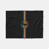 Bysketbyll Retro Slam Dunk Byll Sport Gift Fleece Deken (Voorkant (Horizontaal))