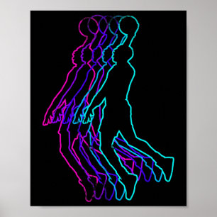 Bysketbyll S voor mannen Kinder jeugdspeler Slam D Poster
