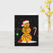 Bysketbyll Snowman Leuke Kerst Pyjama Matching Kaart (Gele Bloem)