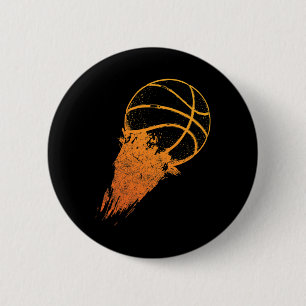 Bysketbyll Speler Sport Mannen Jongens Bysketbyl Ronde Button 5,7 Cm